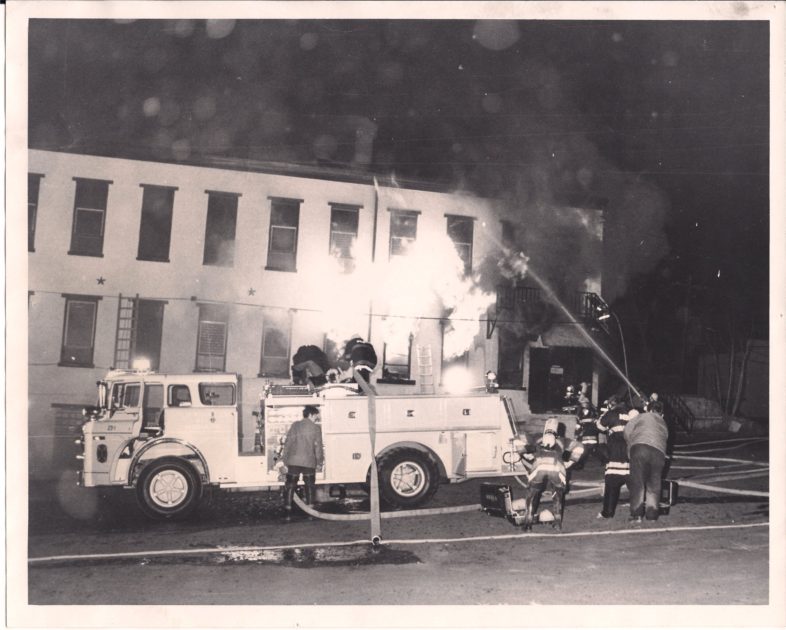 1975 Trimm Glass Company Fire, Andrew Urban Photog